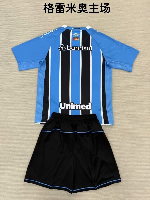 2025 Gremio Home Kids Soccer Jersey And Shorts