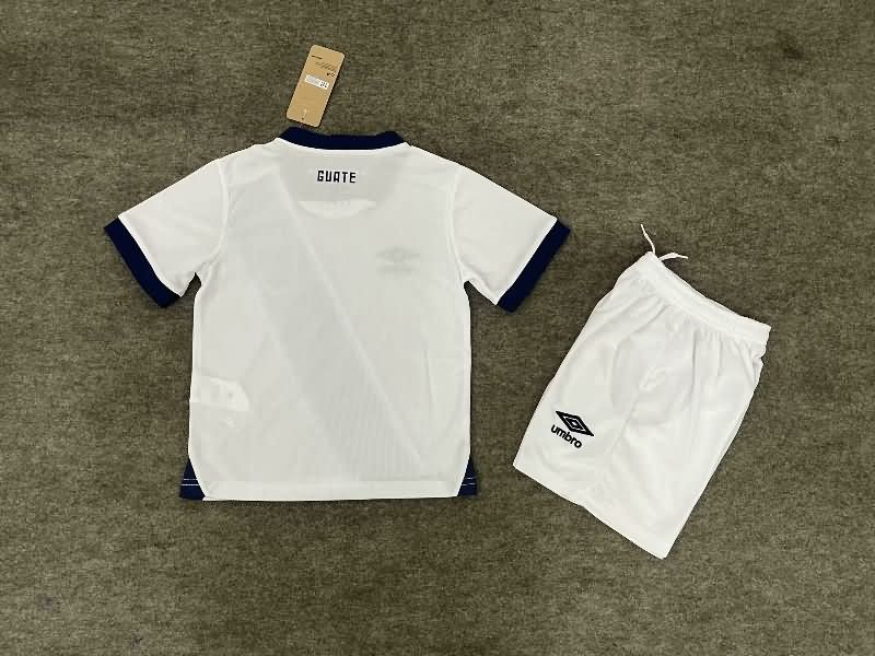 2025 Guatemala Home Kids Soccer Jersey And Shorts