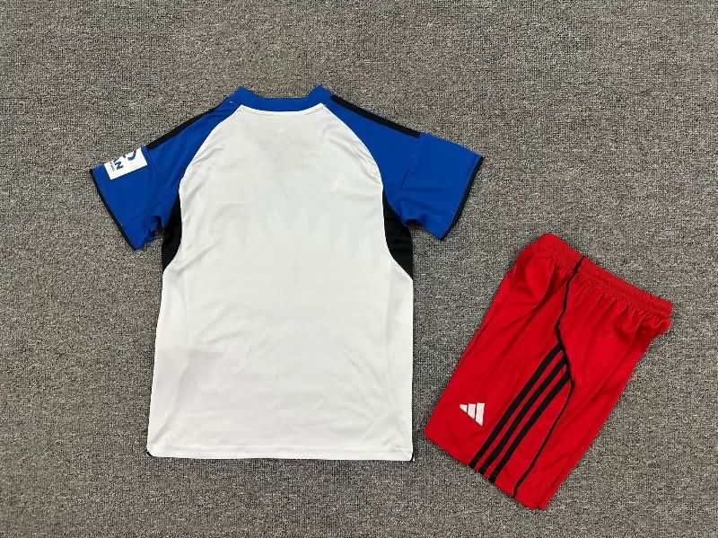 25/26 Hamburg Home Kids Soccer Jersey And Shorts