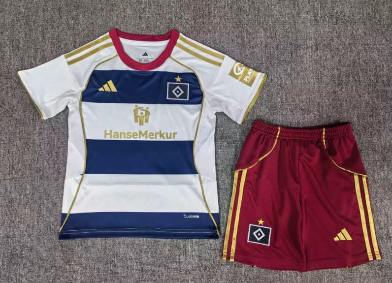 25/26 Hamburg Special Kids Soccer Jersey And Shorts