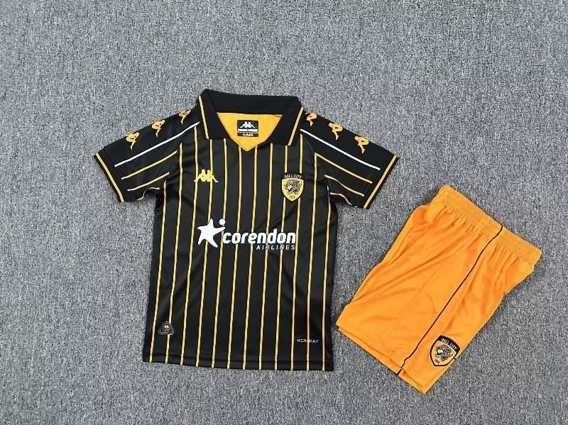 25/26 Hull City Away Kids Soccer Jersey And Shorts