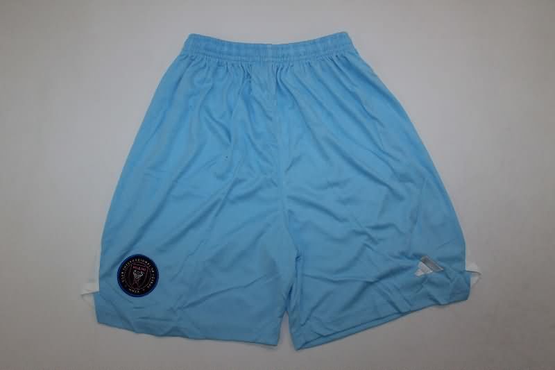 2025 Inter Miami Goalkeeper Blue Kids Soccer Jersey And Shorts