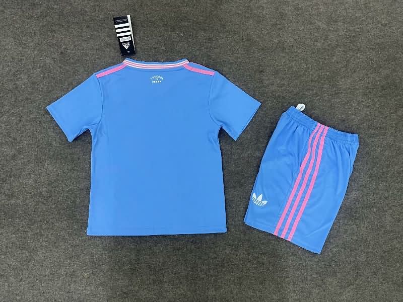 2025 Inter Miami Third Kids Soccer Jersey And Shorts