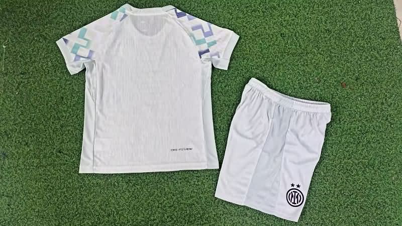 25/26 Inter Milan Away Kids Soccer Jersey And Shorts (Player)