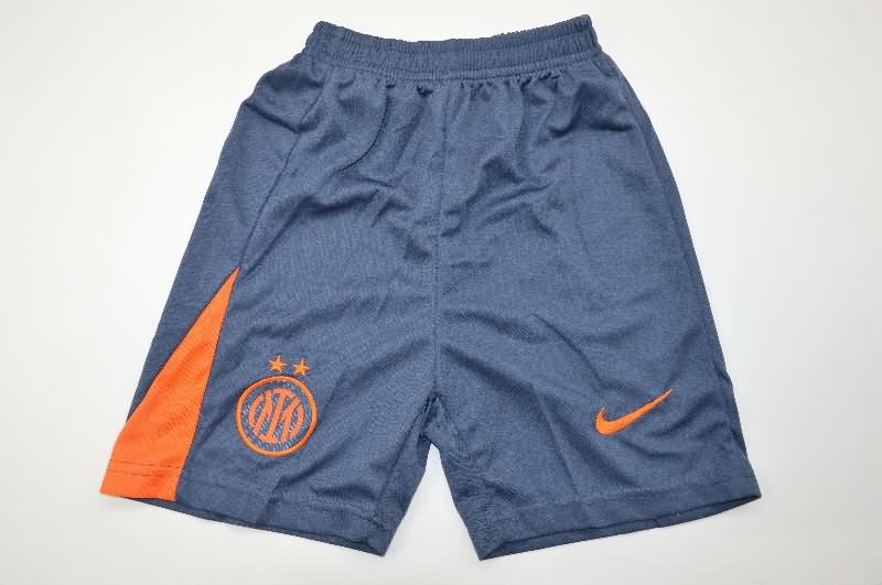 25/26 Inter Milan Third Kids Soccer Jersey And Shorts