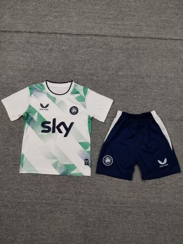 2026 Ireland Away Kids Soccer Jersey And Shorts 2026 Ireland Away Kids Soccer Jersey And Shorts