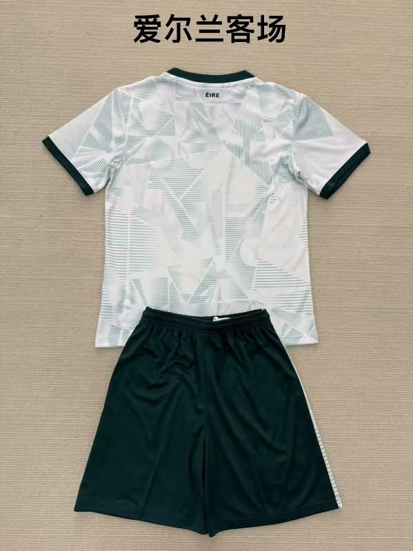 2025 Ireland Away Kids Soccer Jersey And Shorts