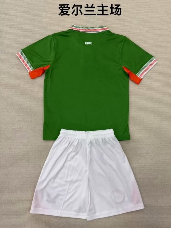 2025 Ireland Home Kids Soccer Jersey And Shorts