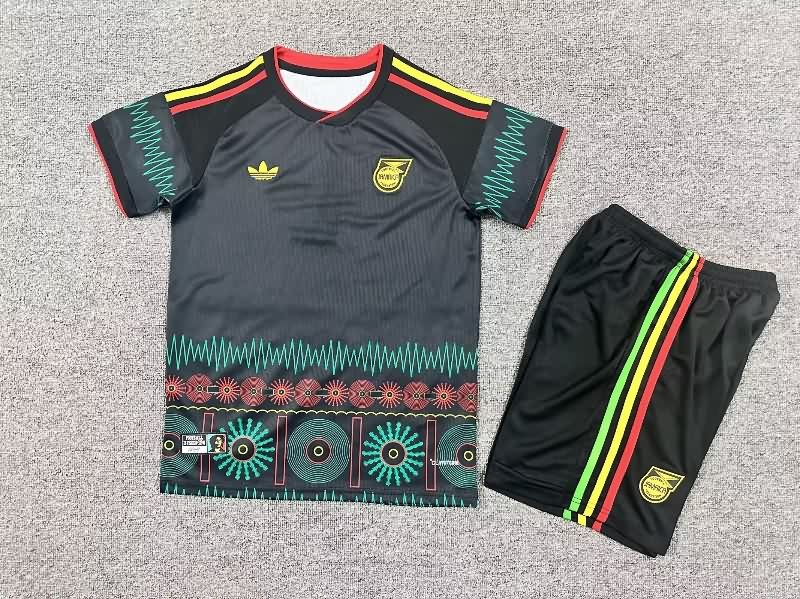 2026 Jamaica Away Kids Soccer Jersey And Shorts