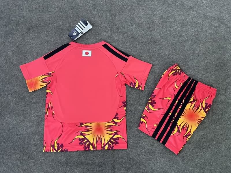 2026 Japan World Cup Goalkeeper Red Kids Soccer Jersey And Shorts