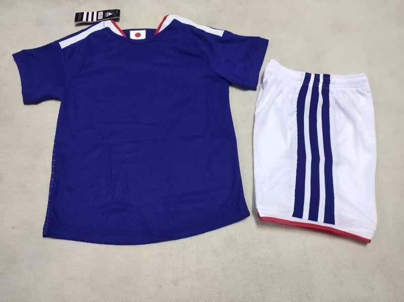 2026 Japan World Cup Home Kids Soccer Jersey And Shorts (Player)
