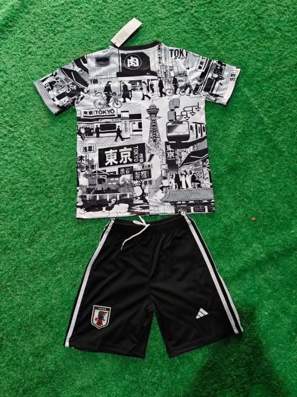 2025 Japan Special Kids Soccer Jersey And Shorts 02