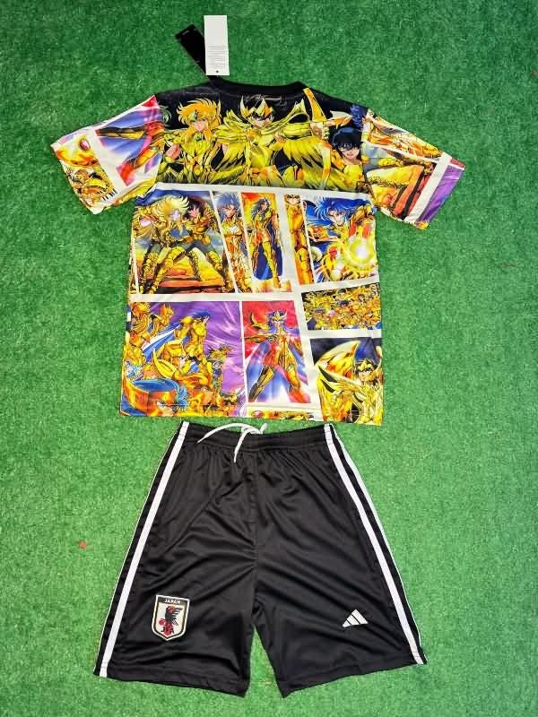 2025 Japan Special Kids Soccer Jersey And Shorts 04
