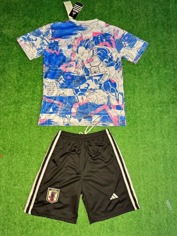 2025 Japan Special Kids Soccer Jersey And Shorts 06