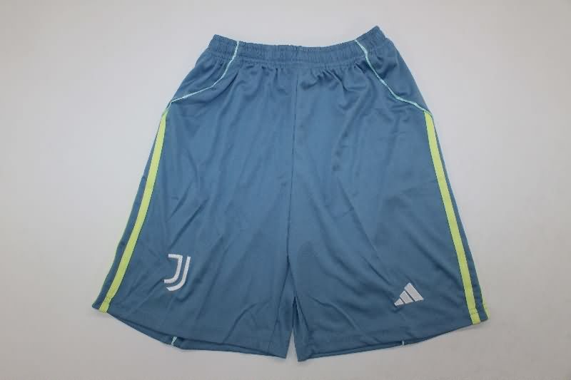 25/26 Juventus Away Kids Soccer Jersey And Shorts