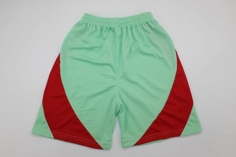 25/26 Juventus Green Kids Soccer Jersey And Shorts