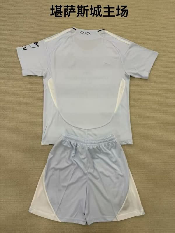 2025 Kansas City Home Kids Soccer Jersey And Shorts
