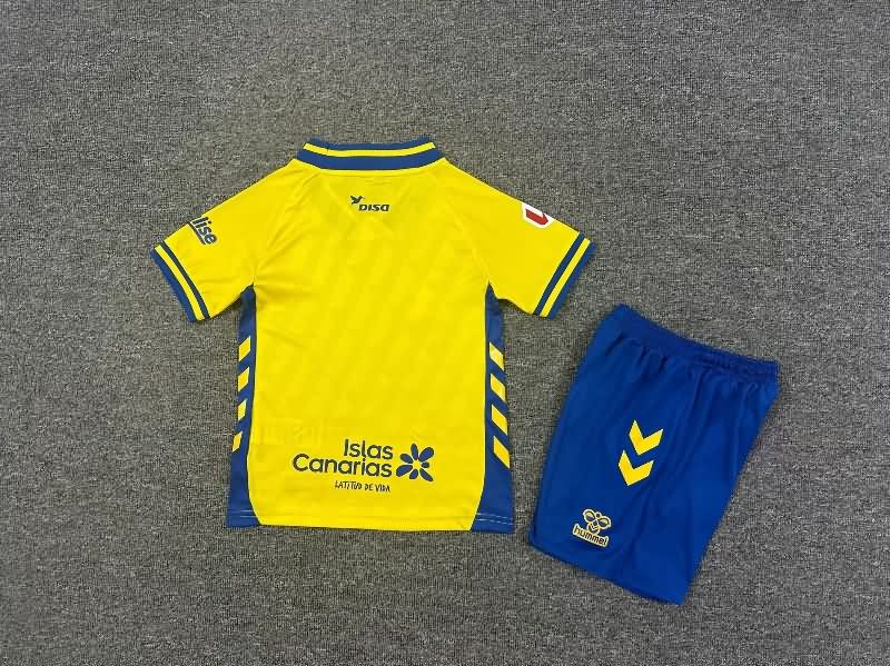 25/26 Las Palmas Home Kids Soccer Jersey And Shorts