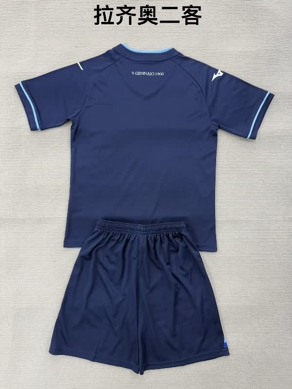25/26 Lazio Third Kids Soccer Jersey And Shorts