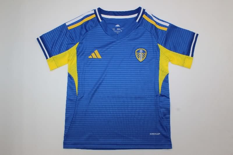 25/26 Leeds United Away Kids Soccer Jersey And Shorts