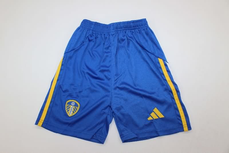 25/26 Leeds United Away Kids Soccer Jersey And Shorts