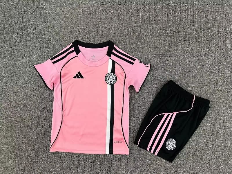 25/26 Leicester City Third Kids Soccer Jersey And Shorts