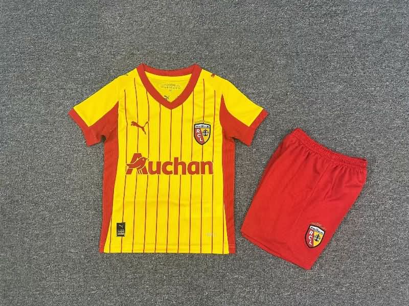 25/26 Lens Home Kids Soccer Jersey And Shorts