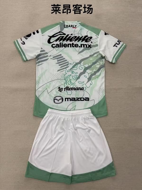 25/26 Leon Away Kids Soccer Jersey And Shorts