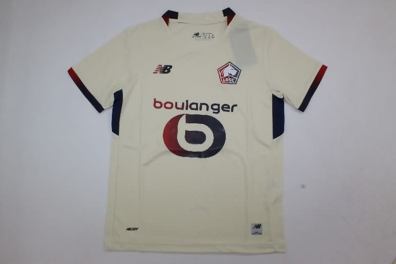 25/26 Lille Away Kids Soccer Jersey And Shorts