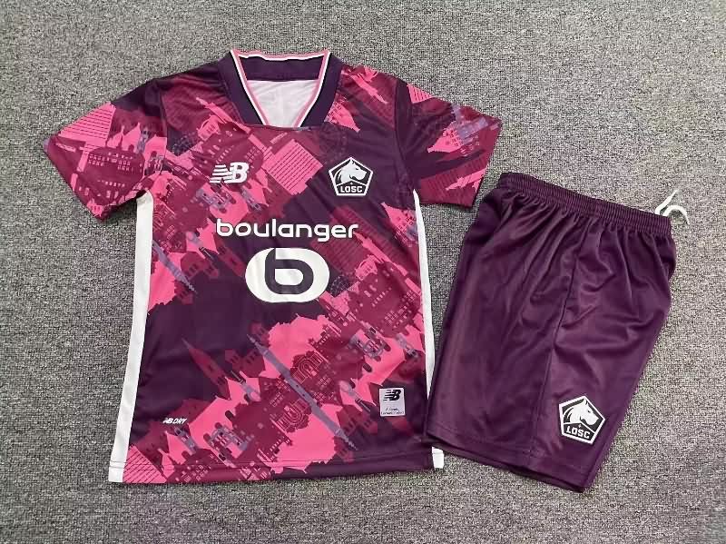 25/26 Lille Fourth Kids Soccer Jersey And Shorts 25/26 Lille Fourth Kids Soccer Jersey And Shorts