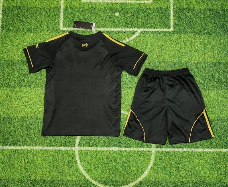 25/26 Liverpool Black Kids Soccer Jersey And Shorts Leaked