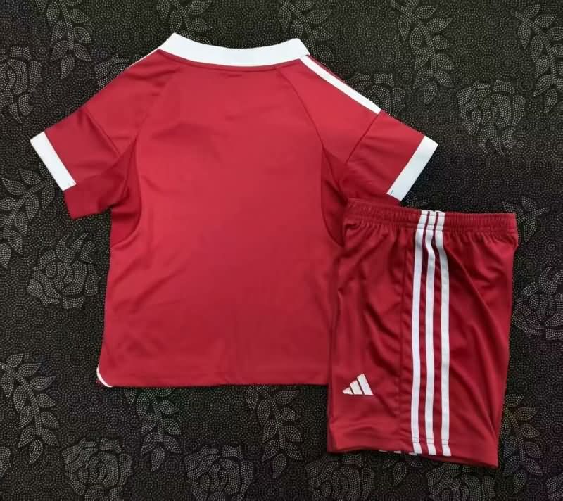 25/26 Liverpool Home Kids Soccer Jersey And Shorts Leaked