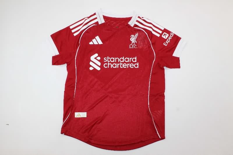 25/26 Liverpool Home Kids Soccer Jersey And Shorts (Player)