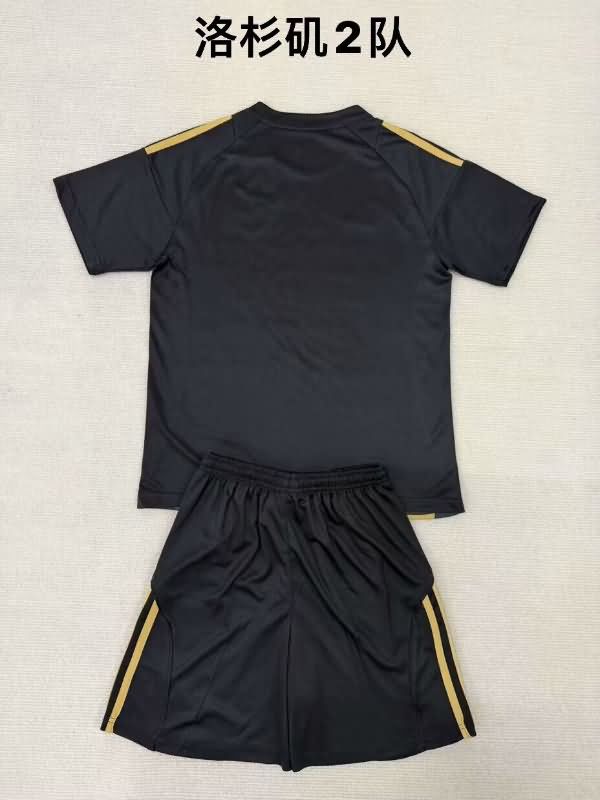 2025 Los Angeles FC Home Kids Soccer Jersey And Shorts