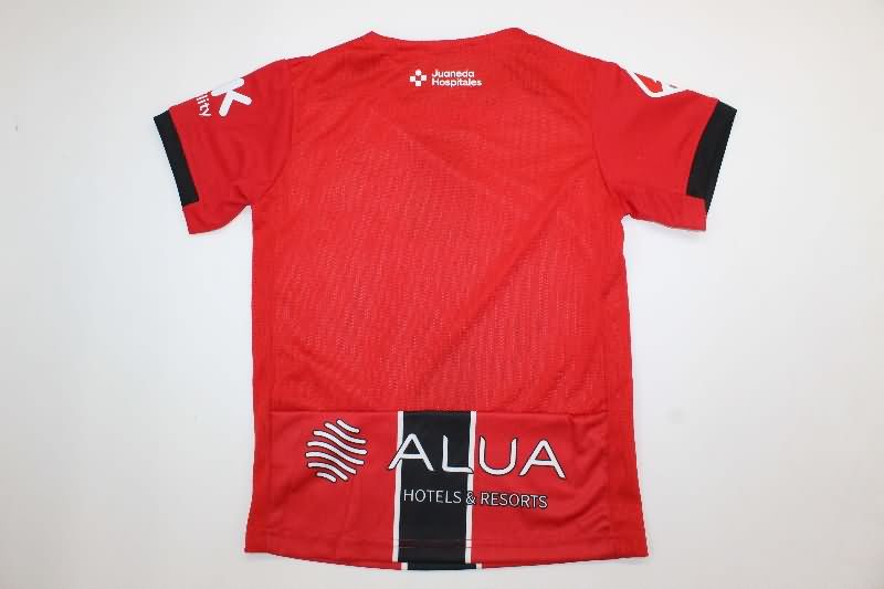 25/26 Mallorca Home Kids Soccer Jersey And Shorts