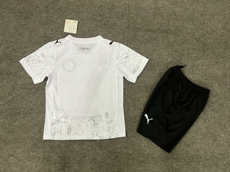 25/26 Manchester City Away Kids Soccer Jersey And Shorts