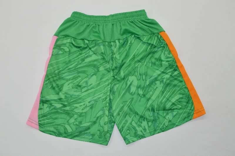 25/26 Manchester City Goalkeeper Green Kids Soccer Jersey And Shorts