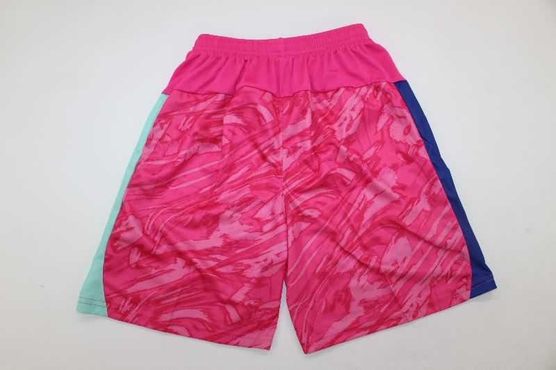 25/26 Manchester City Goalkeeper Pink Kids Soccer Jersey And Shorts
