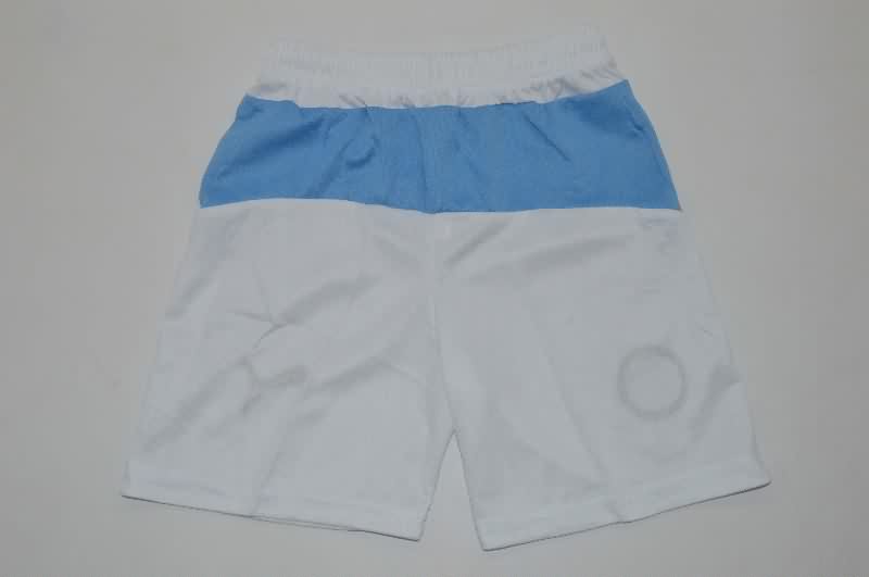 25/26 Manchester City Home Long Sleeve Kids Soccer Jersey And Shorts