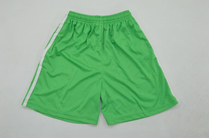 25/26 Manchester United Goalkeeper Green Kids Soccer Jersey And Shorts