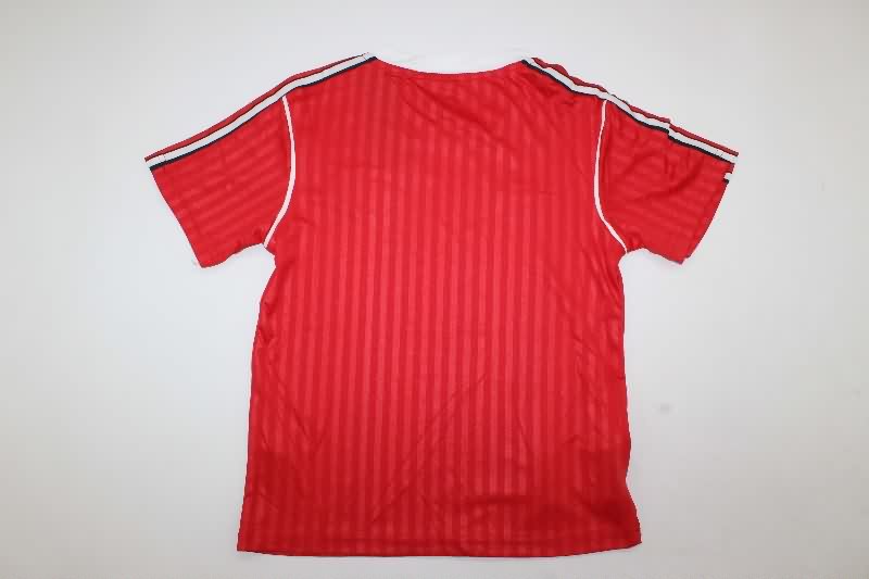 25/26 Manchester United Red Kids Soccer Jersey And Shorts