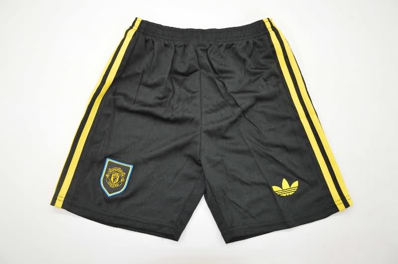 25/26 Manchester United Third Long Sleeve Kids Soccer Jersey And Shorts