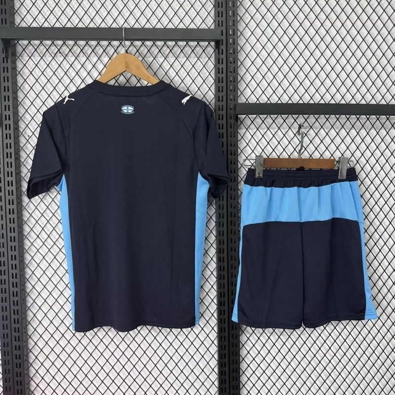 25/26 Marseilles Away Kids Soccer Jersey And Shorts
