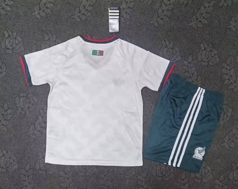 25/26 Mexico Away Kids Soccer Jersey And Shorts