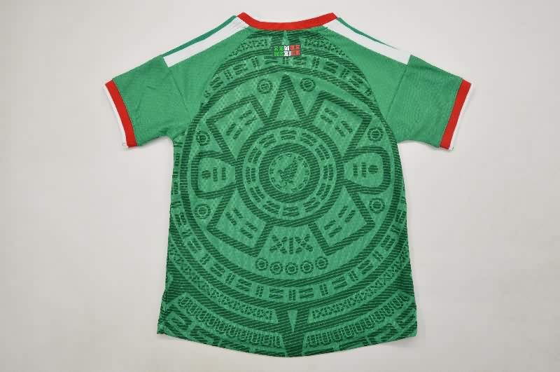 2026 Mexico World Cup Home Kids Soccer Jersey And Shorts (Player)