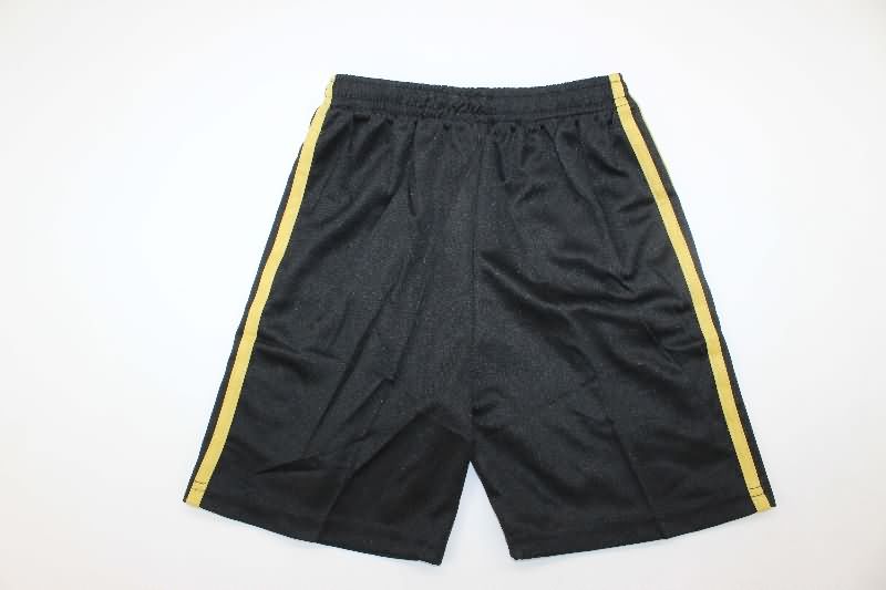 2025 Mexico Gold Cup Black Long Sleeve Kids Soccer Jersey And Shorts