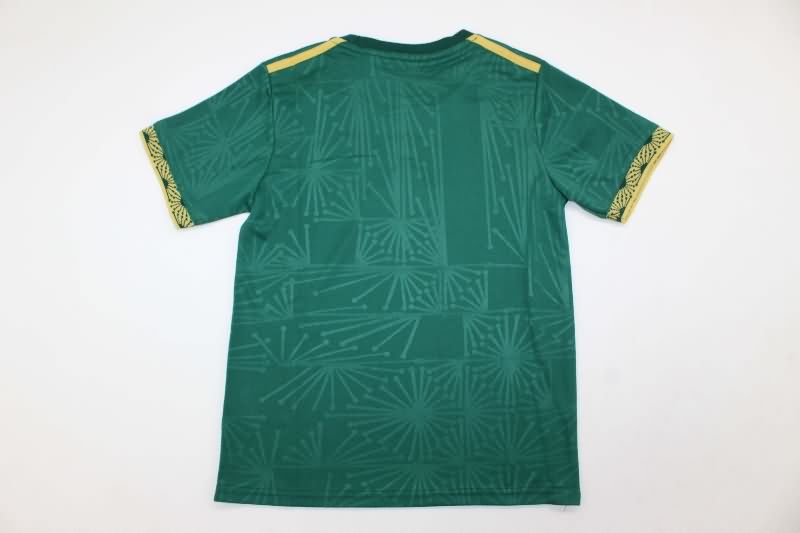 2025 Mexico Gold Cup Green Kids Soccer Jersey And Shorts
