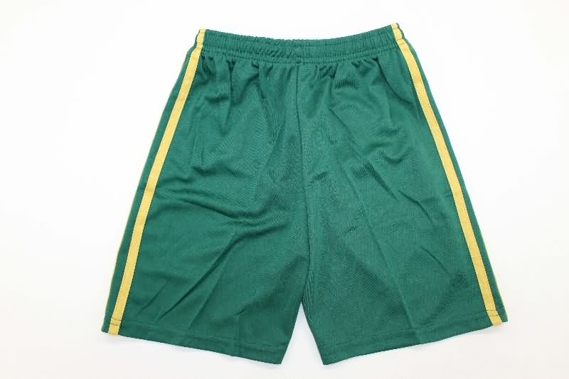 2025 Mexico Gold Cup Green Kids Soccer Jersey And Shorts
