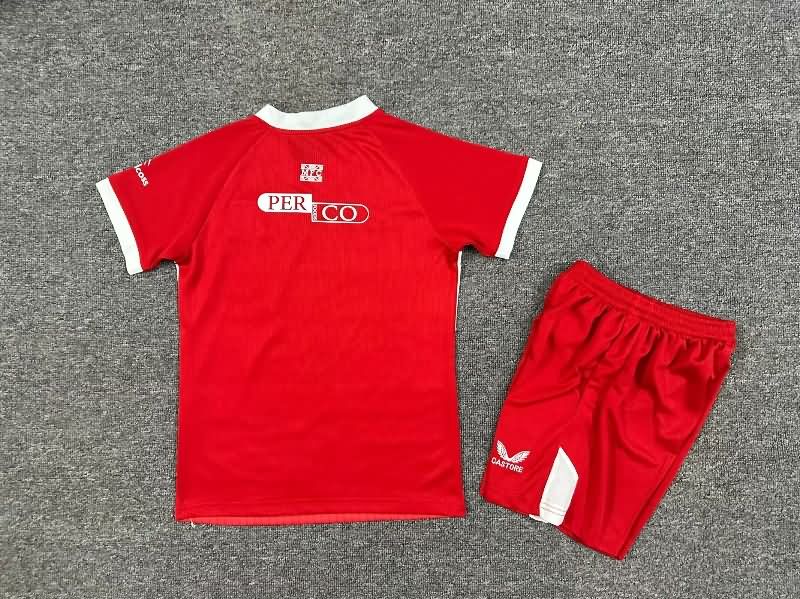 25/26 Middlesbrough Home Kids Soccer Jersey And Shorts