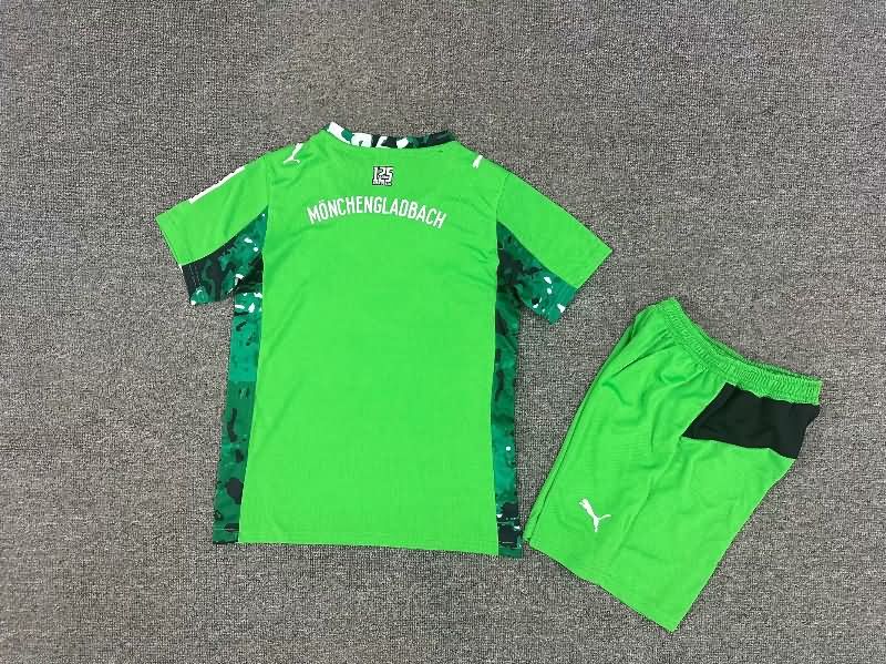 25/26 Monchengladbach Away Kids Soccer Jersey And Shorts